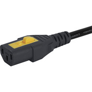 6051.2027  IEC Interconnection Cord with IEC Connector C13, V-Lock, straight