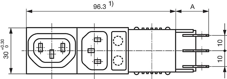 Felcom 54 - IEC Appliance Inlet C14 Modular Assembling Options