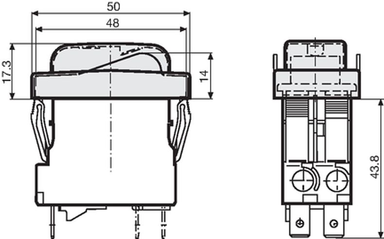 0102 - IEC Connector C15A, Rewireable, Straight