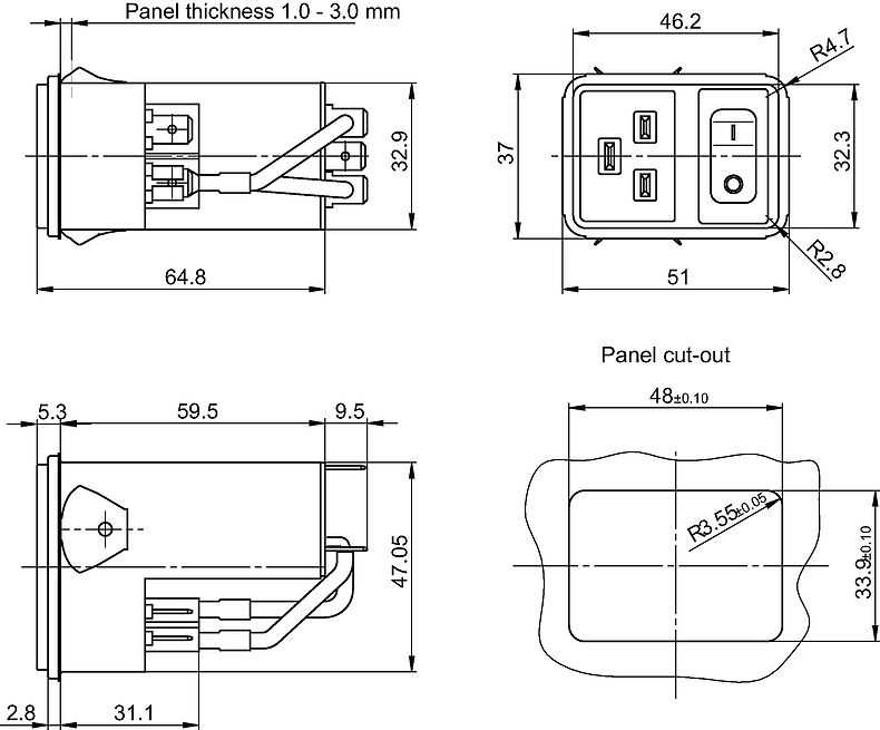 BG Electrical WP12-01 Interrupteur étanche extérieur à 2 voies unique,  IP66, 20AX, gris : : Commerce, Industrie et Science
