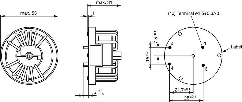 DKIH-1 - Compensated High Current Choke, 1-phase