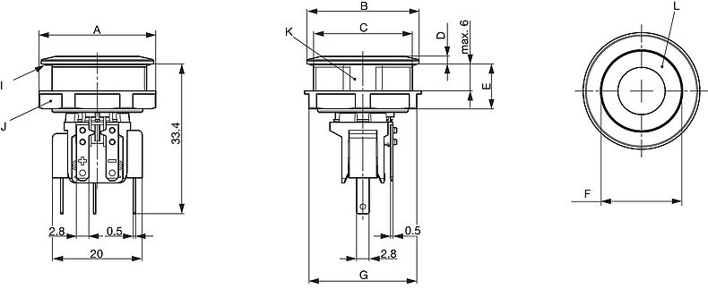 MSM MO - Metal Switch, Switching Voltage up to 250 VAC